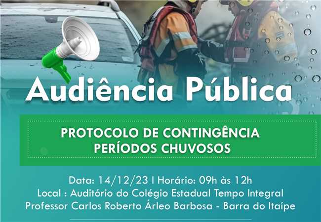 audiência pública; chuvas; sps